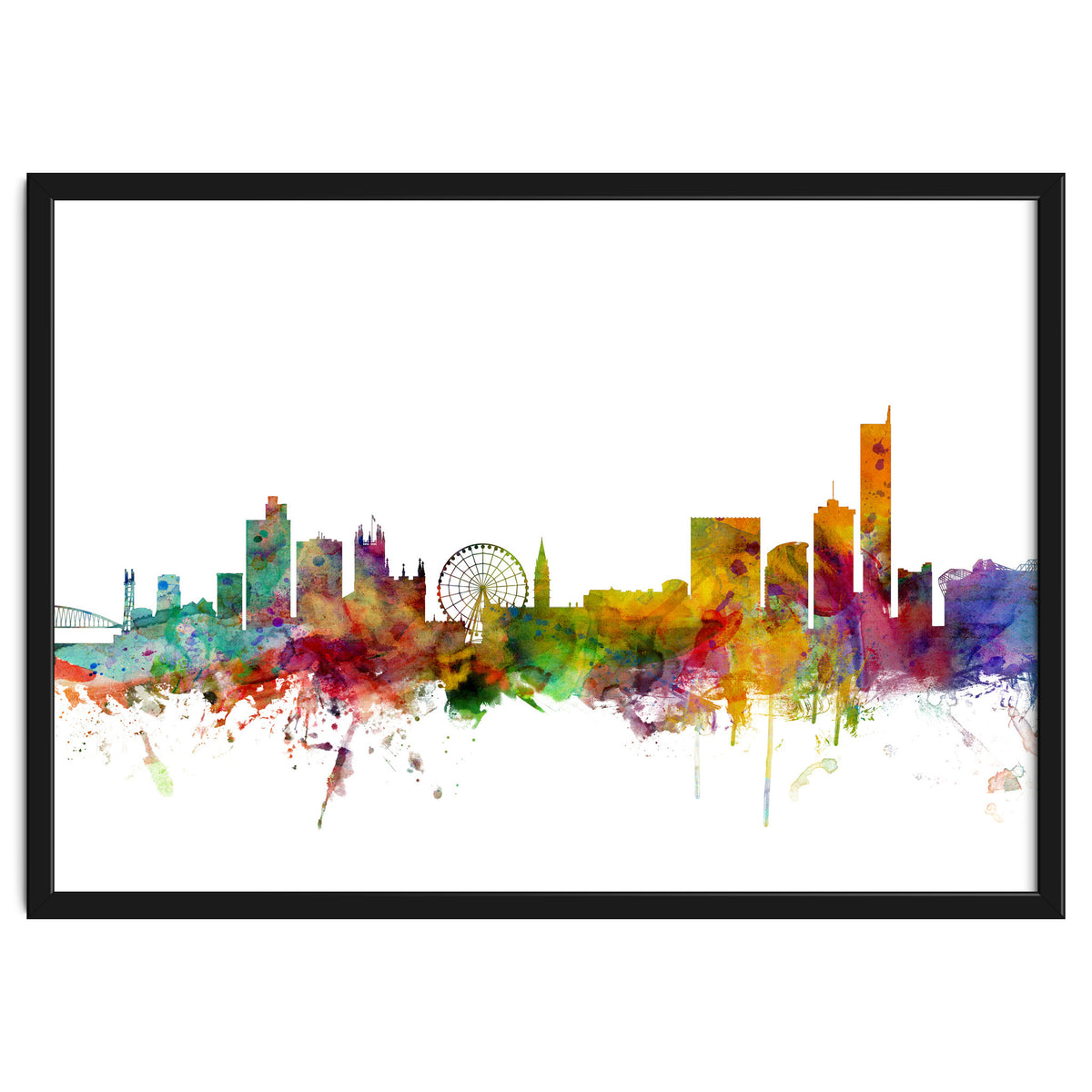 Manchester England Skyline