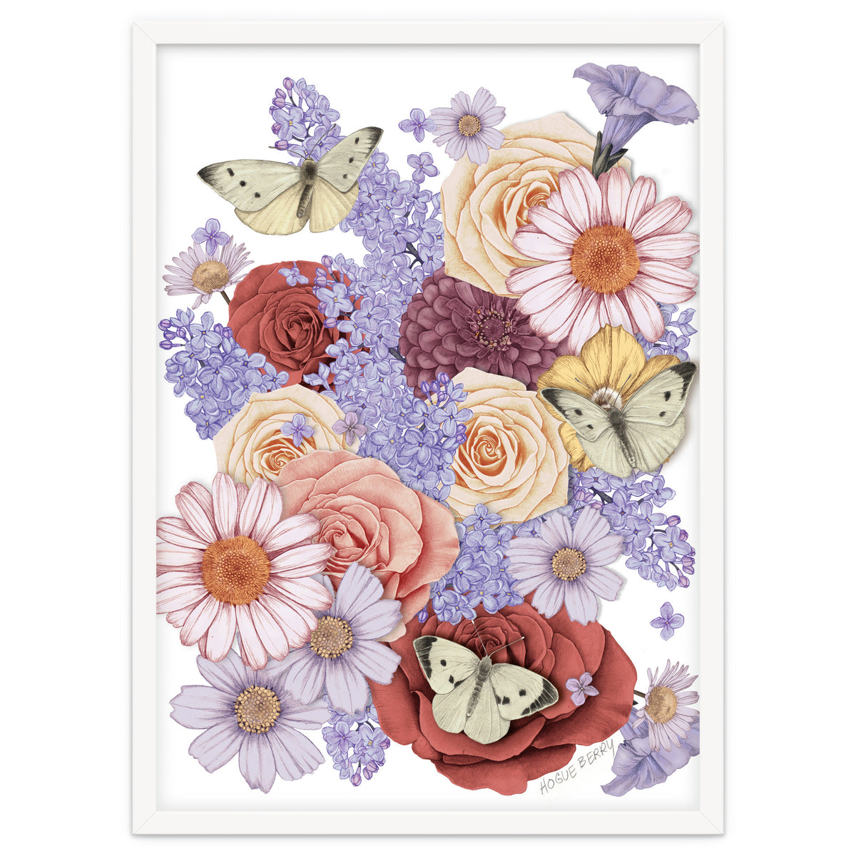 Flowers and Butterflies