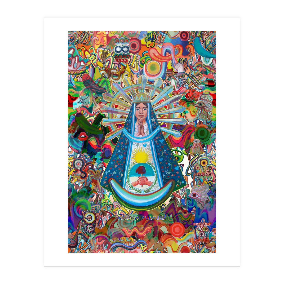 Virgen Y Graffiti 29 (Print Only)