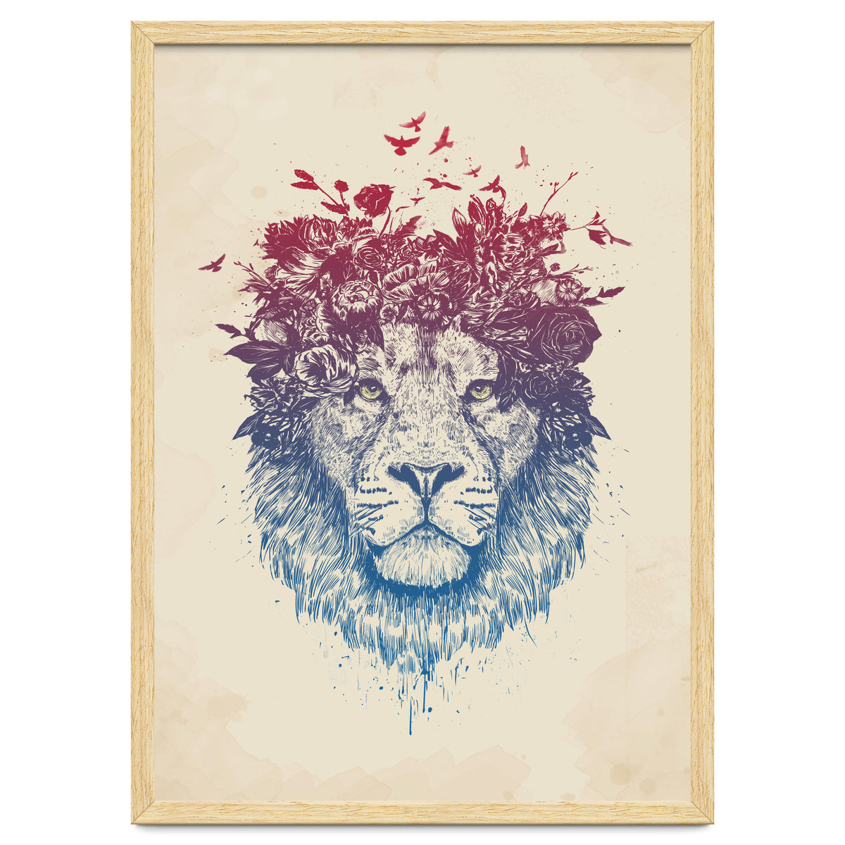 Floral Lion III