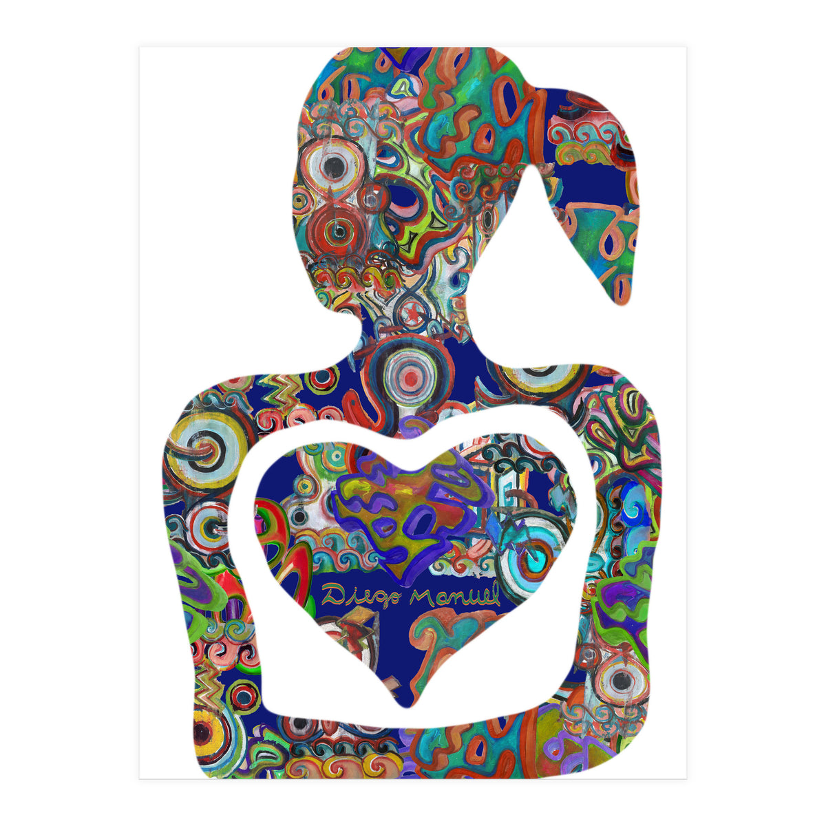 Mujer Digital 3 14  (Print Only)