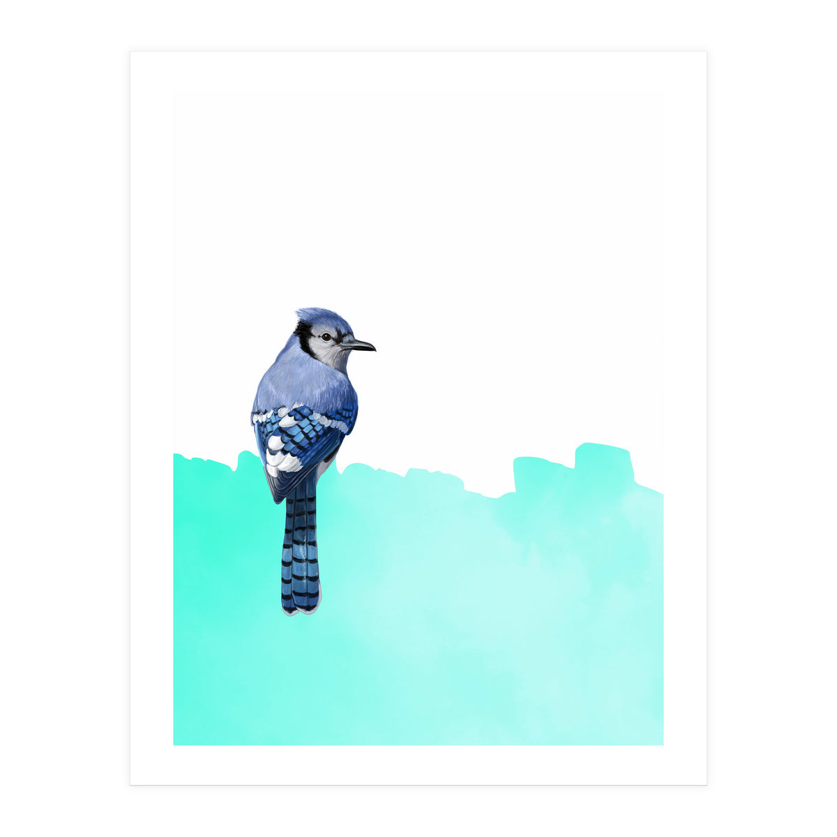 Bird Blue (Print Only)
