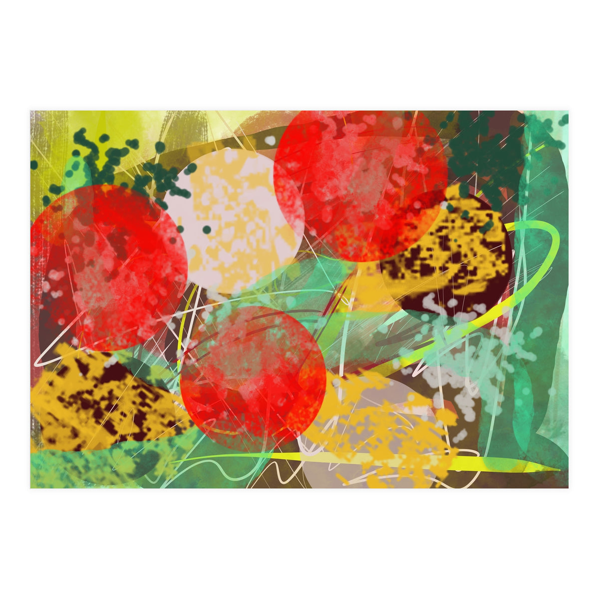 Verde e vermelho (Print Only)