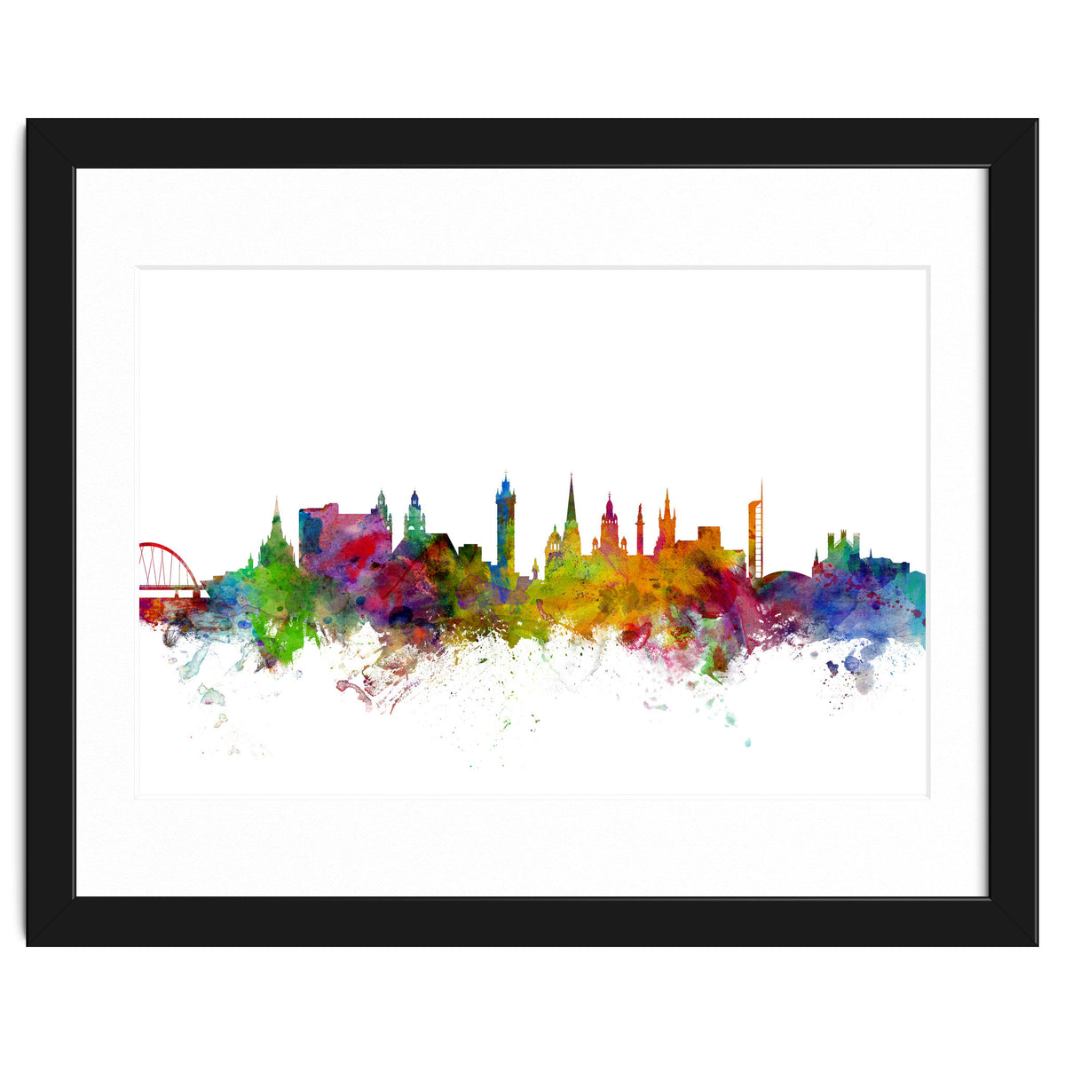 Glasgow Scotland Skyline