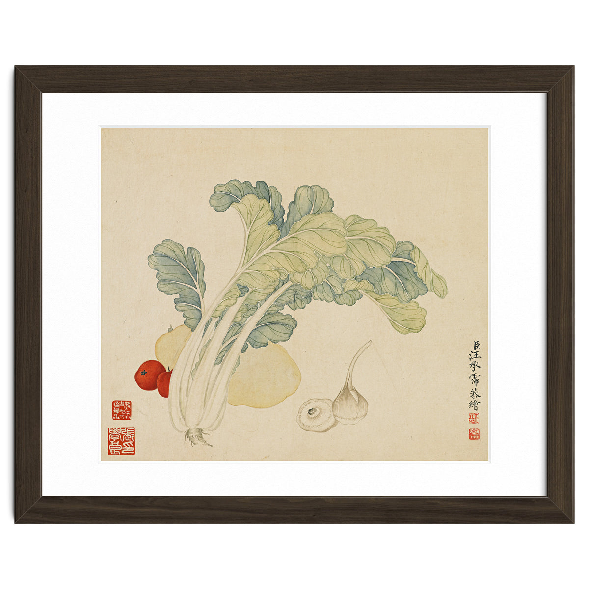Wang Chengyu ~flowers, Vegetables, Chinese Cabbage, Potatoes, Garlic, Tomatoes, Vegetables