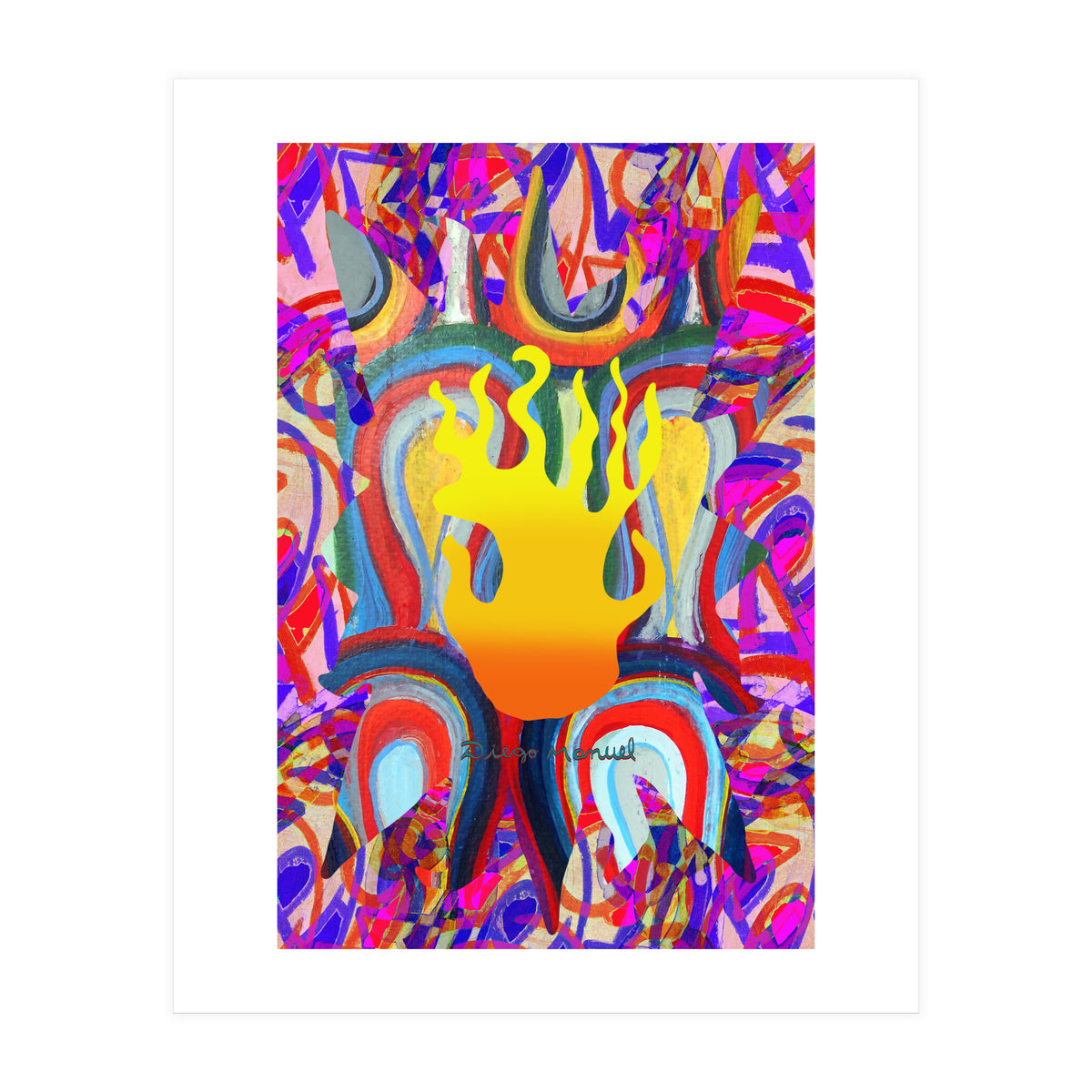 Fuego Y Graffiti 28 (Print Only)