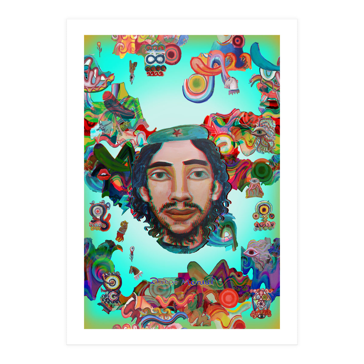 El Che Y Graffiti 4 (Print Only)