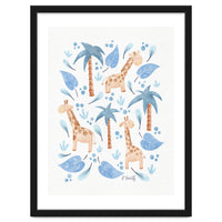 Jungle Giraffes | Blue