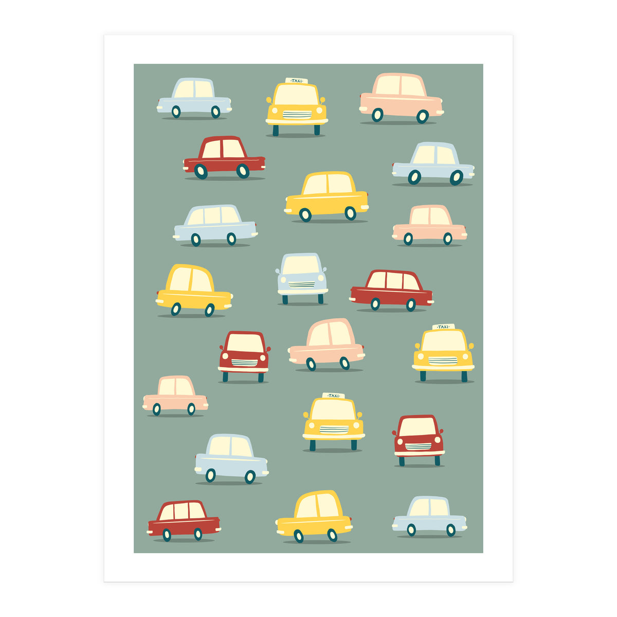 Vintage Cars (Print Only)