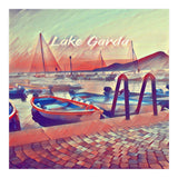 Boats On Lake Garda (Print Only) thumbnail