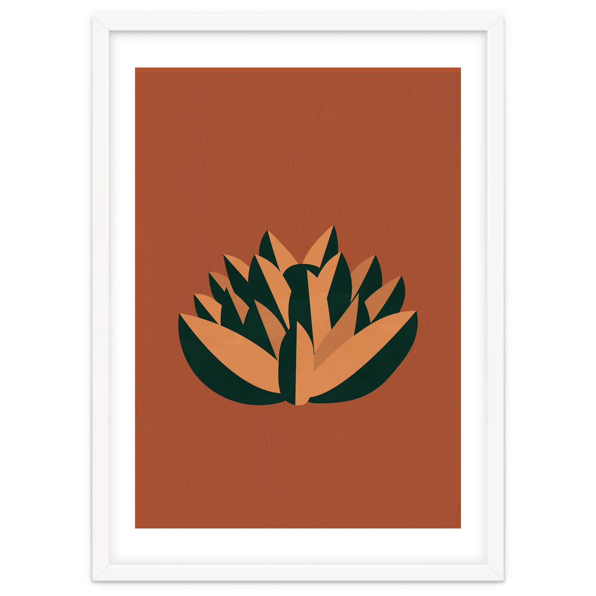 Bohemian Terracotta Flower