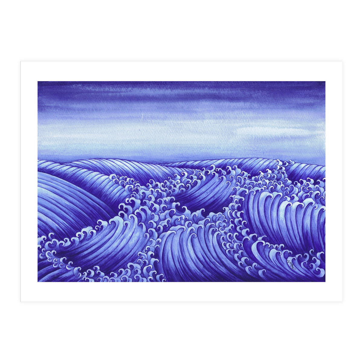 Turbulent Water Triptych part 2 (Print Only)