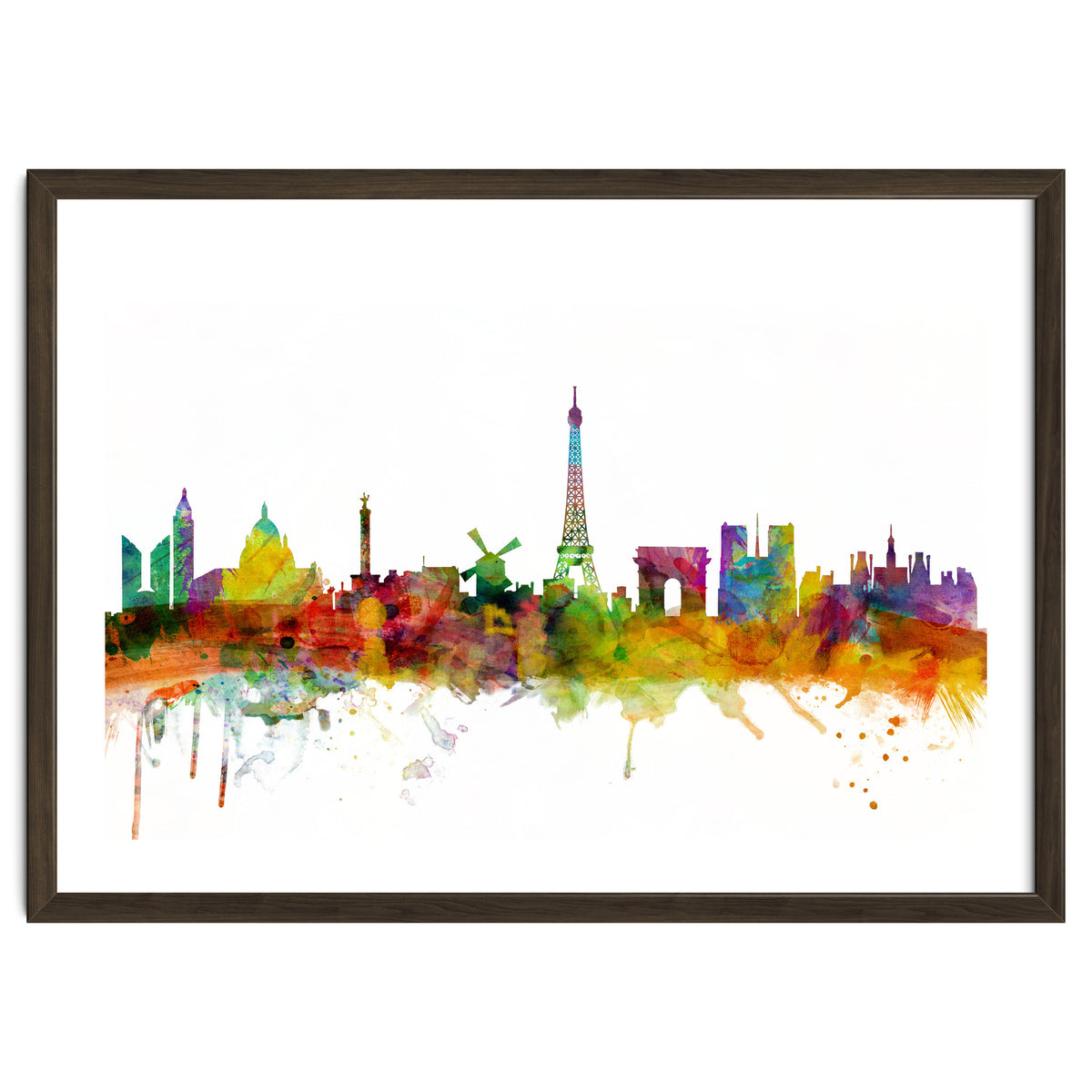 Paris France Skyline