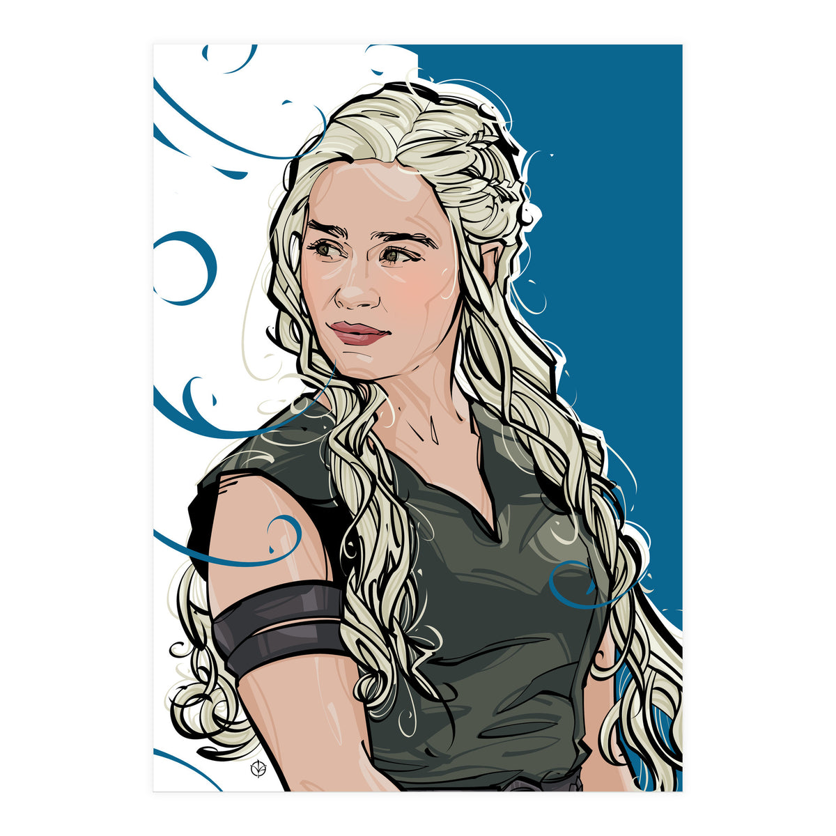 Daenerys Targaryen Game Of Thrones (Print Only)