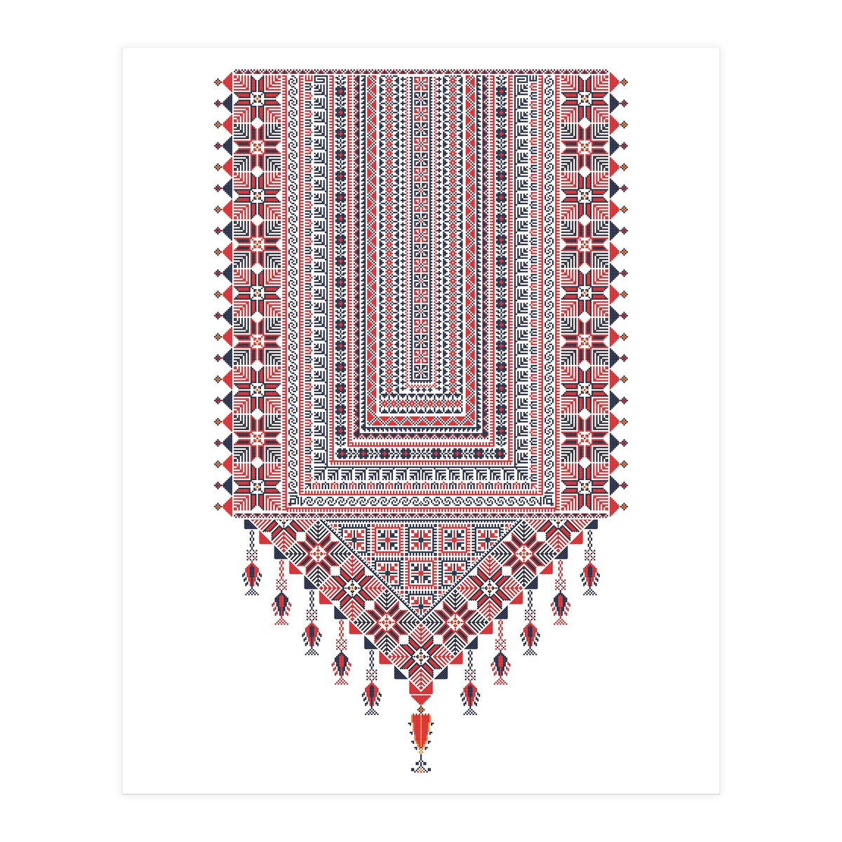 Tatreez Ornament 14 (Print Only)