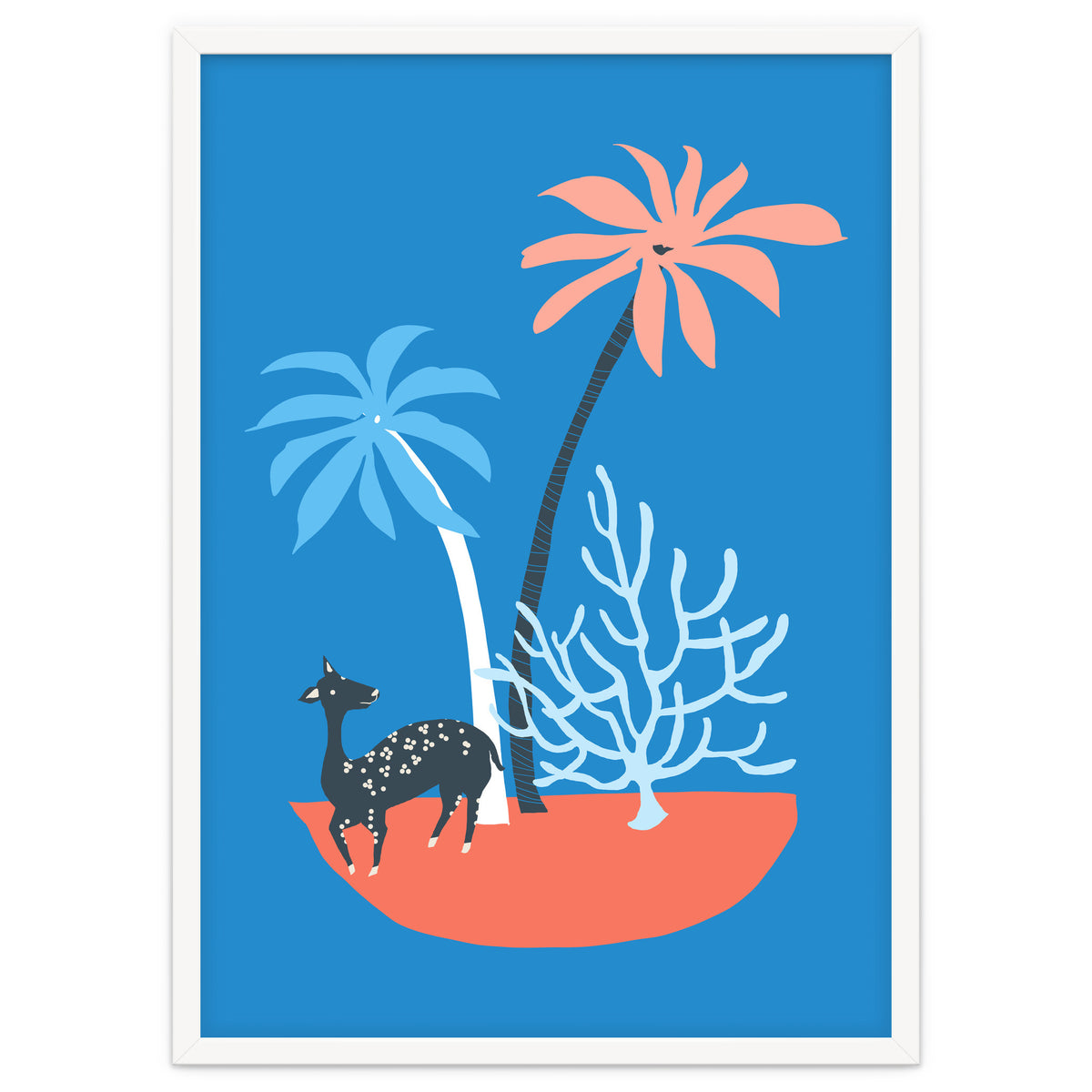 Island And Deer