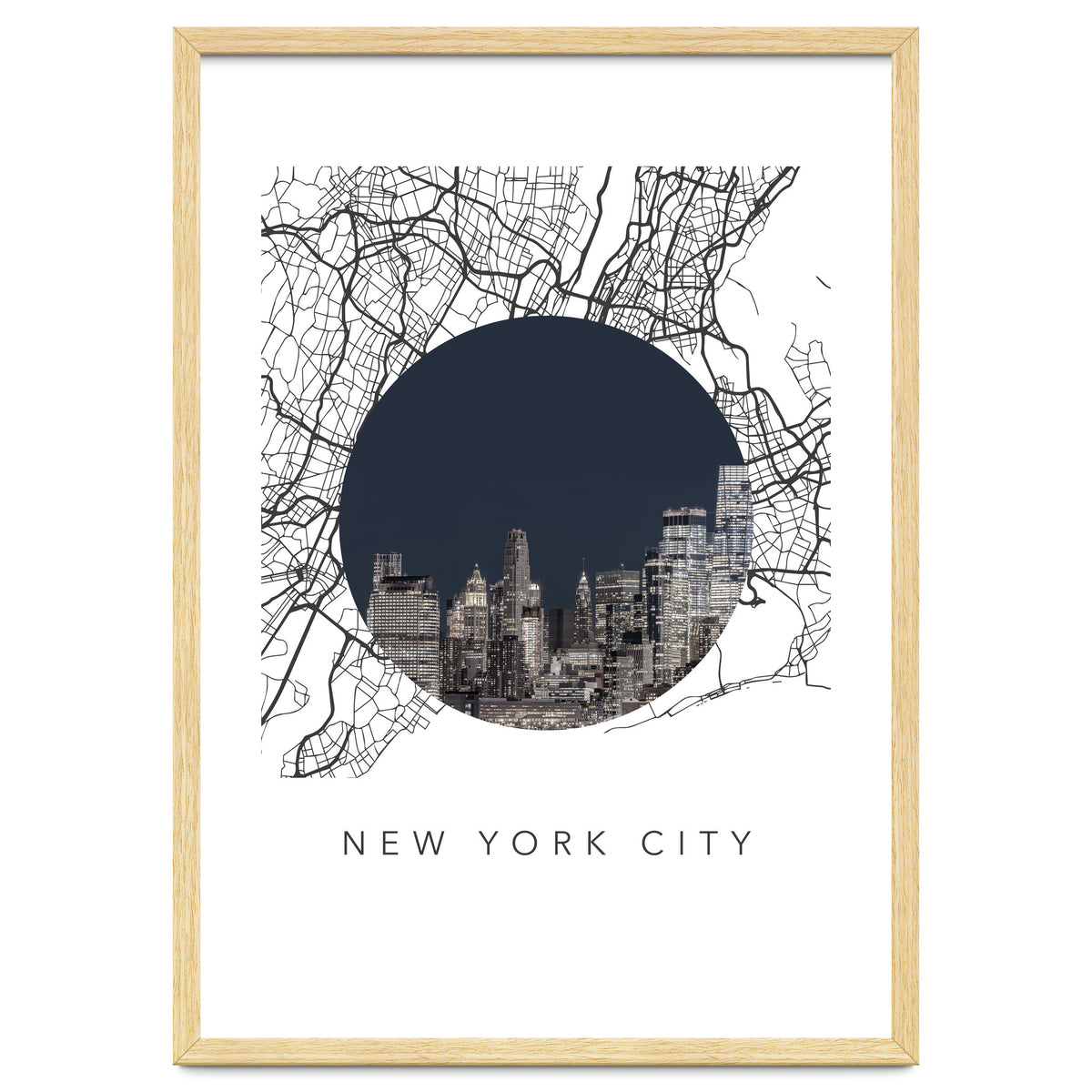 New York City Streets Collage