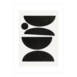 ABSTRACT AND GEOMETRIC SHAPES 01BW (Print Only) thumbnail