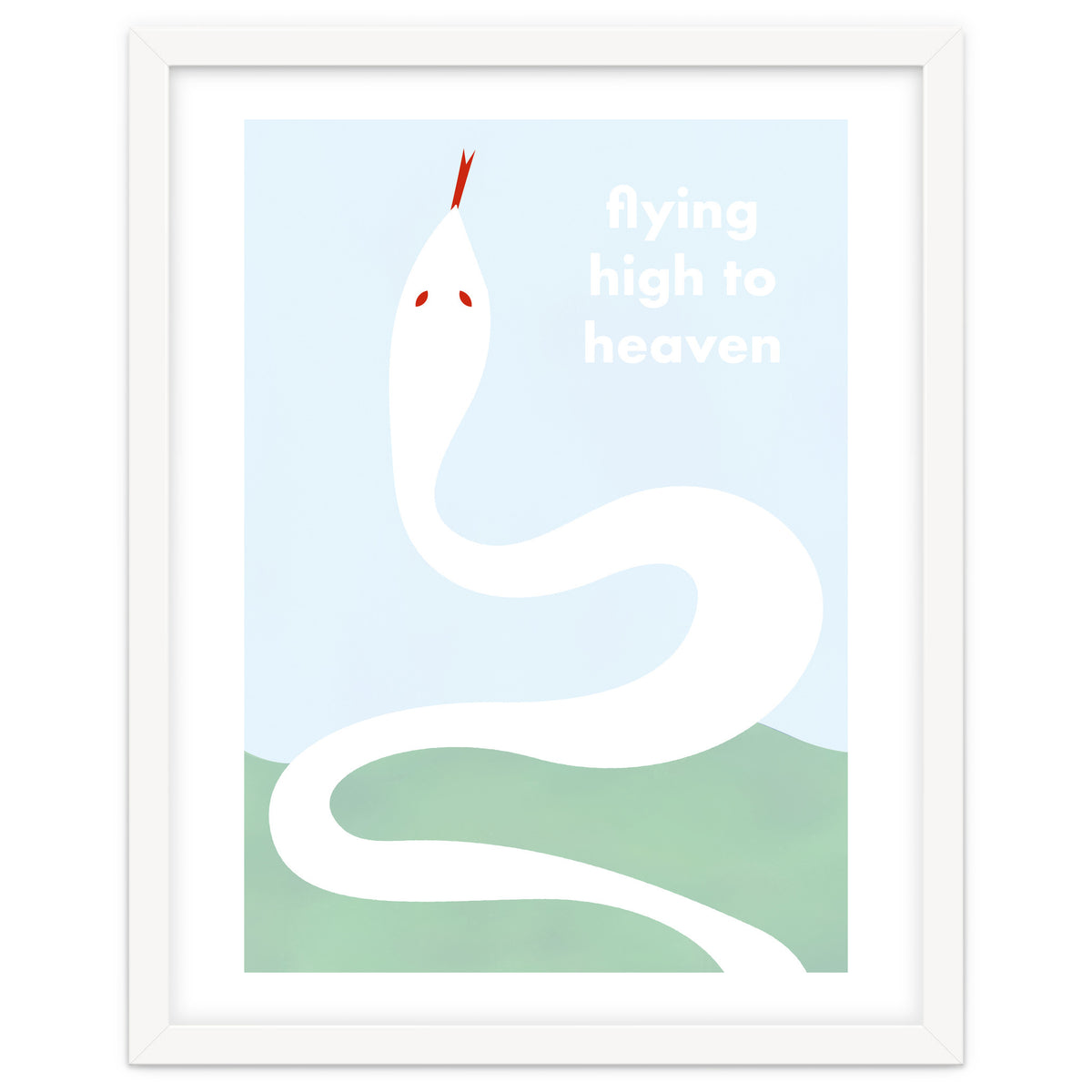 flying high to heaven