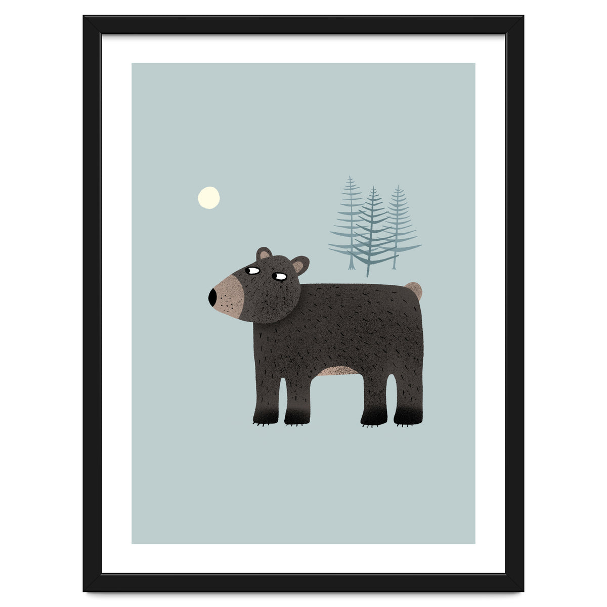 The Bear, the Trees and the Moon