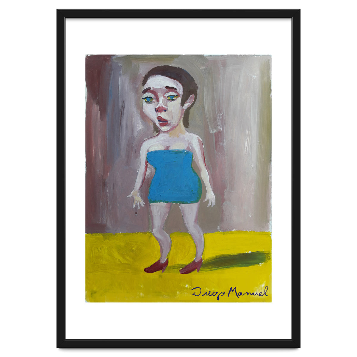 Light Blue Dress Girl