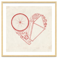 Love Bike Red