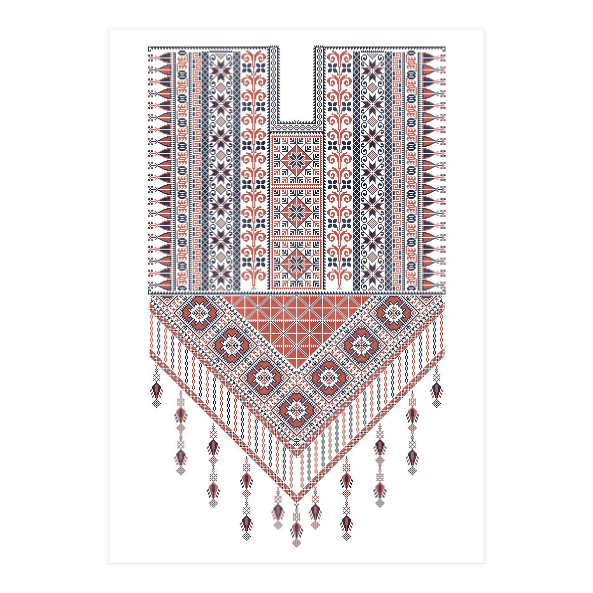 Tatreez Ornament 16 (Print Only)