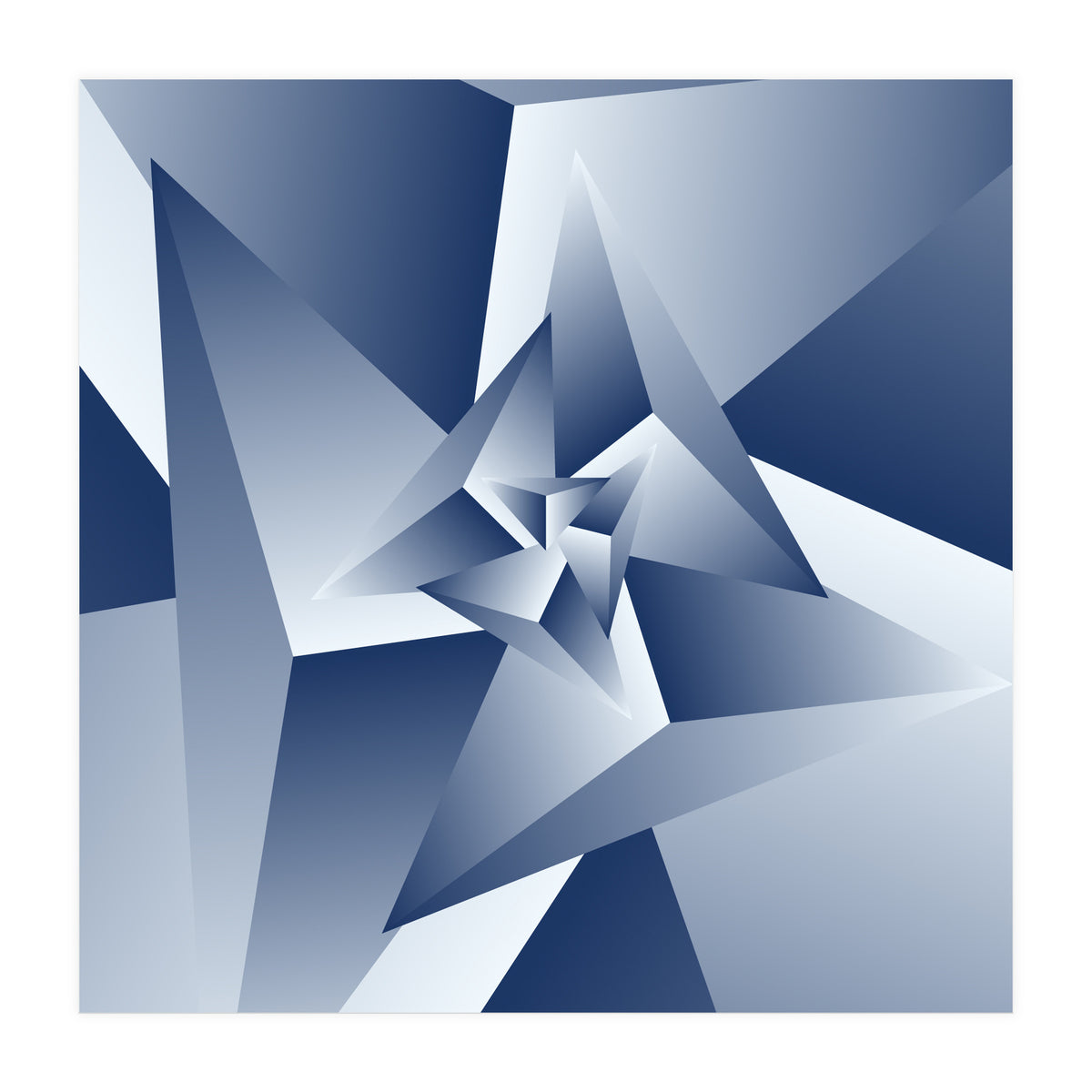 Modern Traingle Pattern (Print Only)