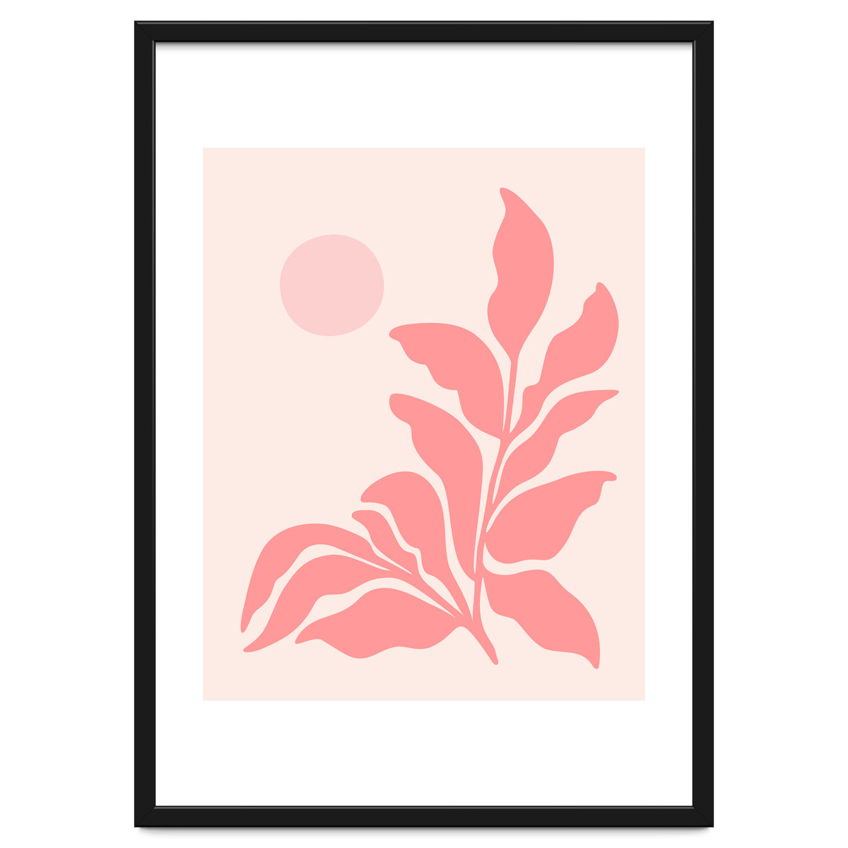 Mid Century Pink Garden