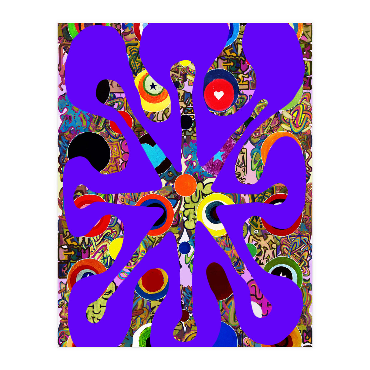 Fuego Y Graffiti 85 (Print Only)