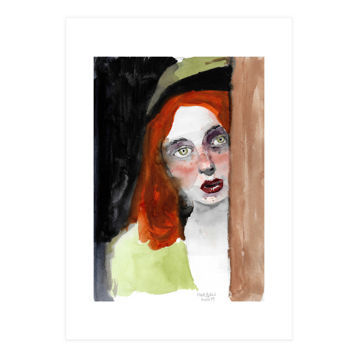 Untitled #017 - Woman with red hair (Print Only)
