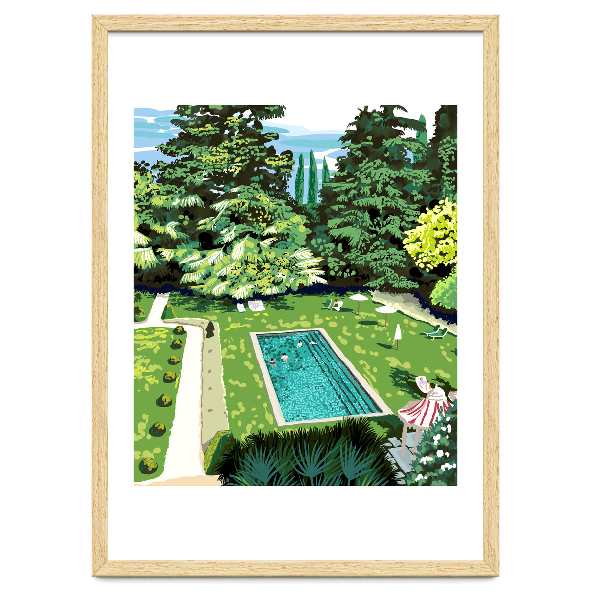 Life's Better Poolside | Vacation Travel Holiday Resort Swim | Architecture Summer Landscape