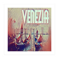 Venice In Pink Peach Tones (Print Only)
