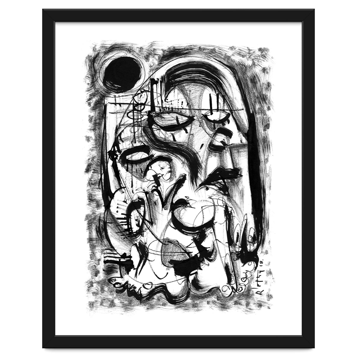 The Witch and Her Sons - b&w