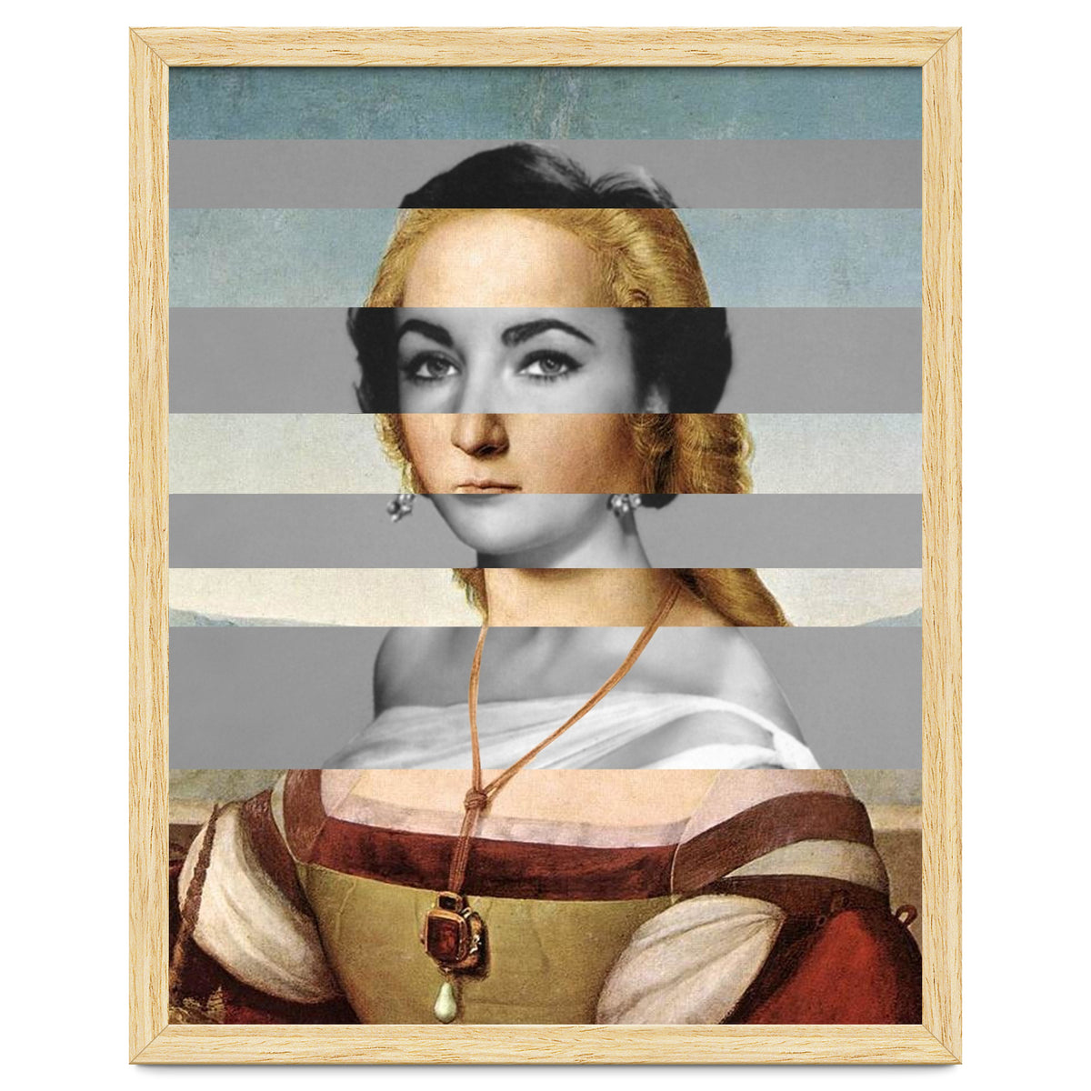 Rafael Portrait of Young Woman with Unicorn & Liz Taylor