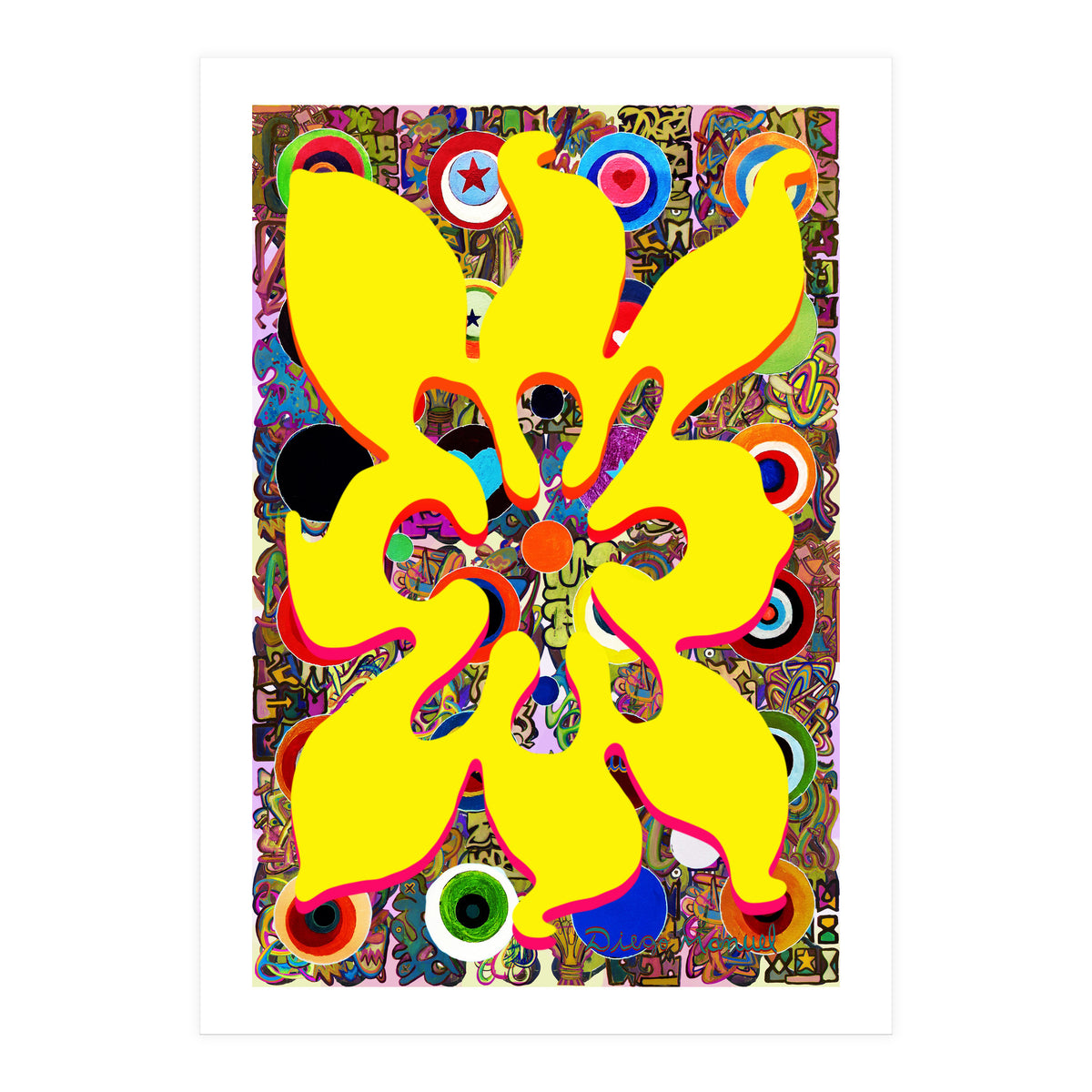 Fuego Y Graffiti 83 (Print Only)