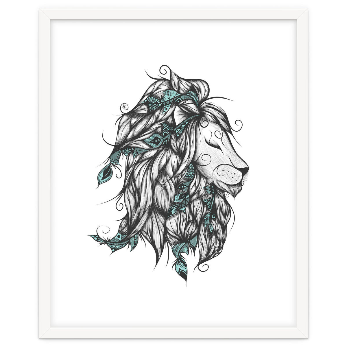 Poetic Lion Turquoise