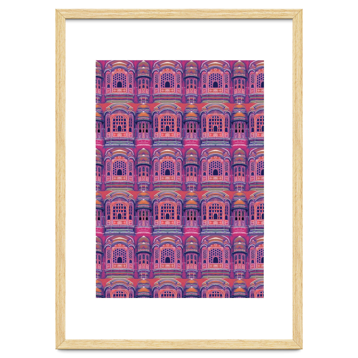 Hawa Mahal (Wind Palace) Retro - India