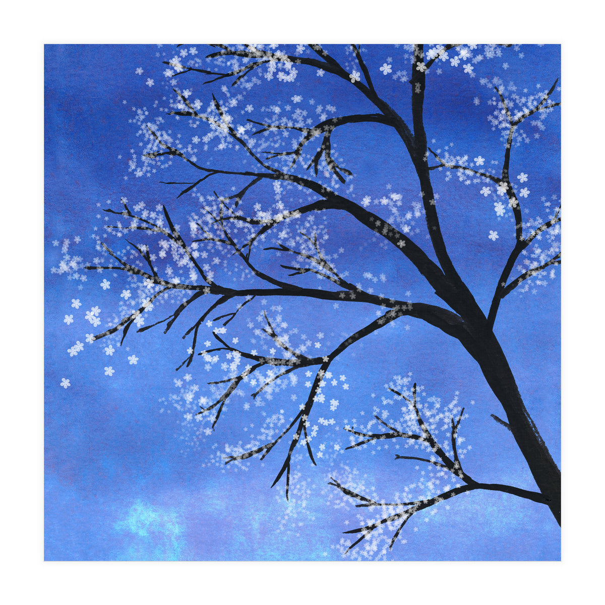 Tree in bloom  (Print Only)