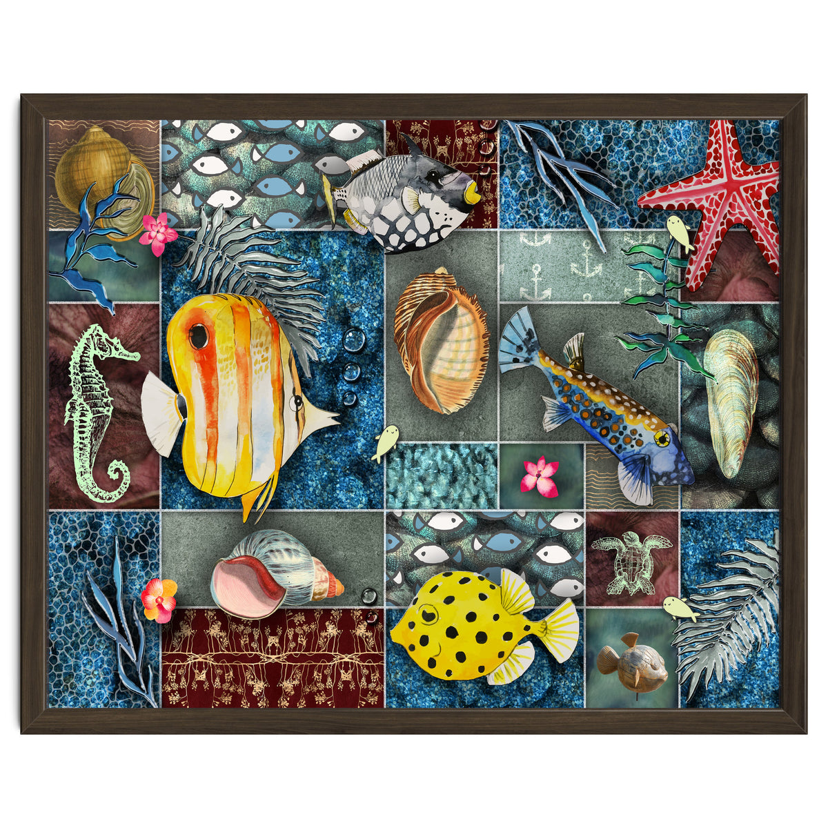Sea Life Collage