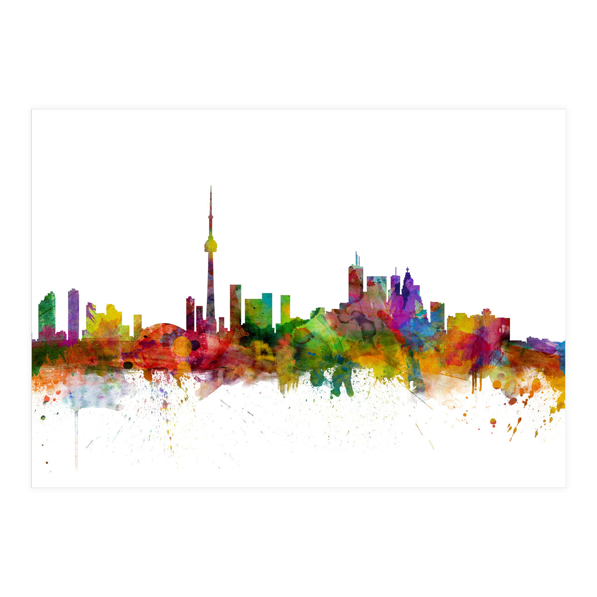 Toronto Canada Skyline (Print Only)