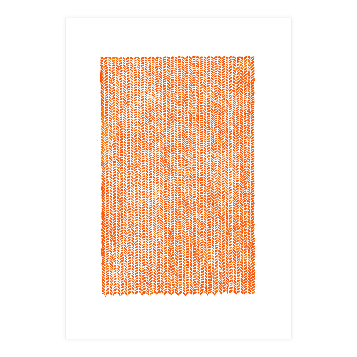 Stockinette Orange (Print Only)