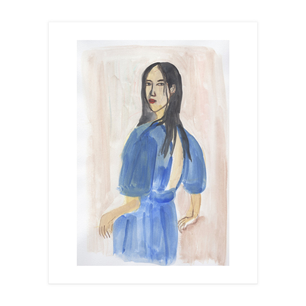 The Blue Dress (Print Only)