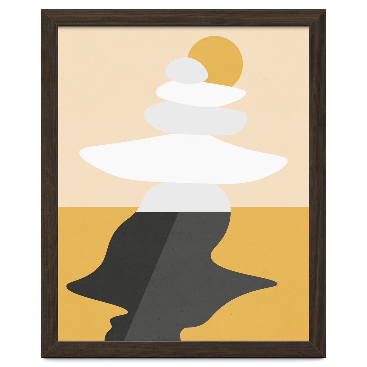 Abstract Cairn - Golden Desert