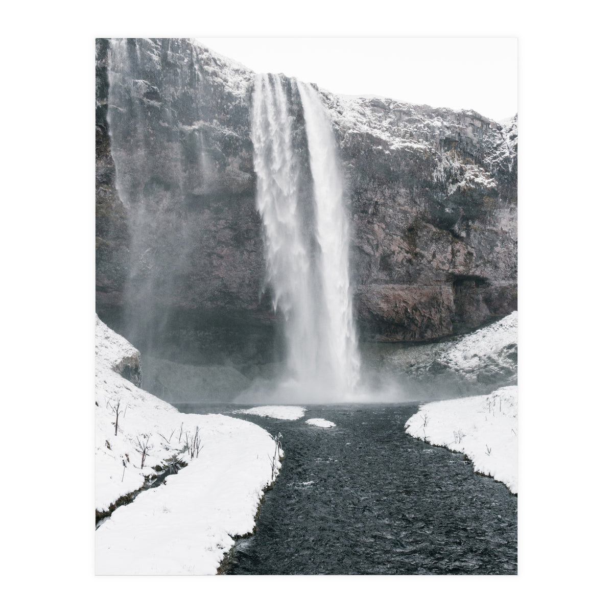 Seljalandsfoss Waterfall Iceland 3 (Print Only)
