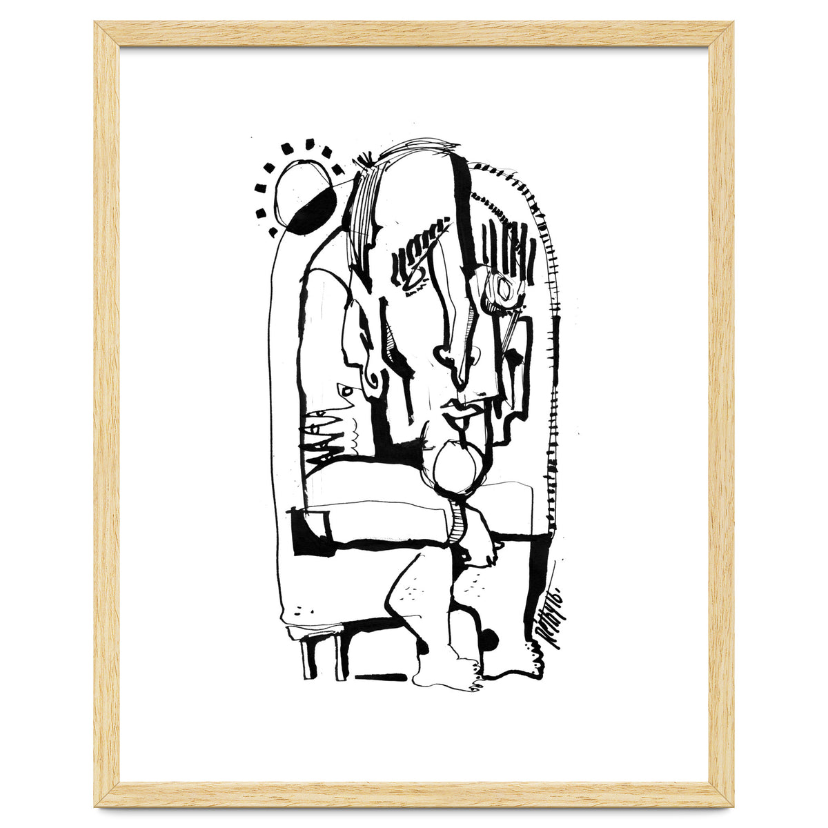 Freezing in Sunlight - b&w