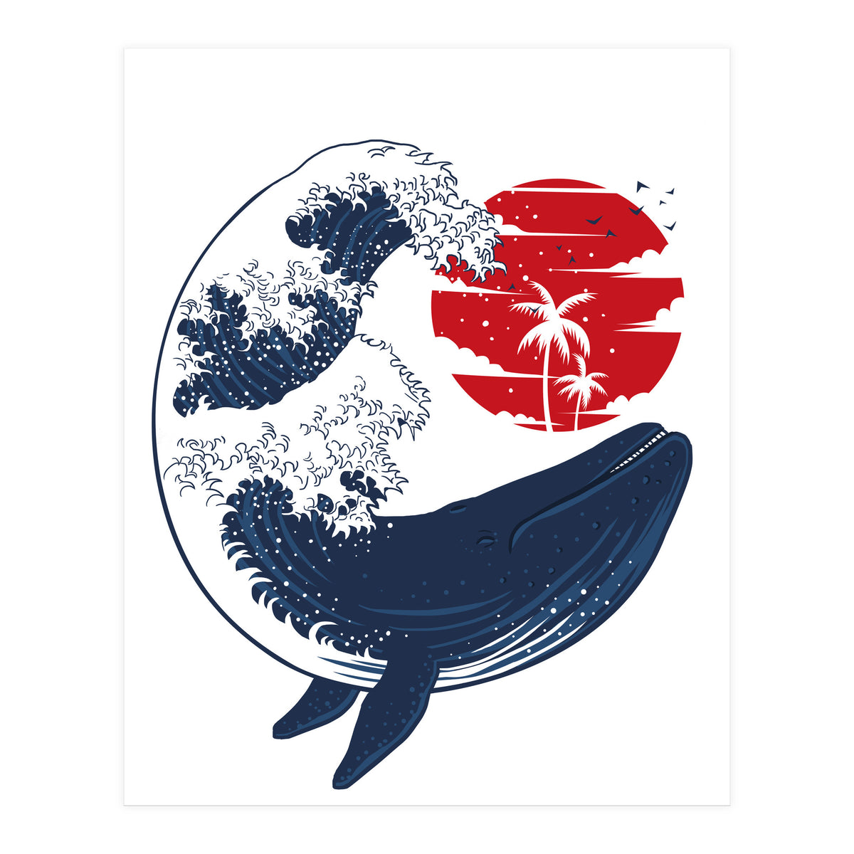 The Wave whale (Print Only)