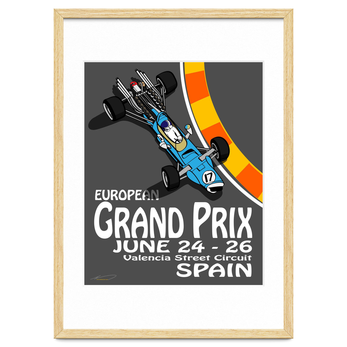 European Grand Prix poster