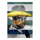 Van Gogh's Self Portrait With Straw Hat & John Wayne (Print Only) thumbnail