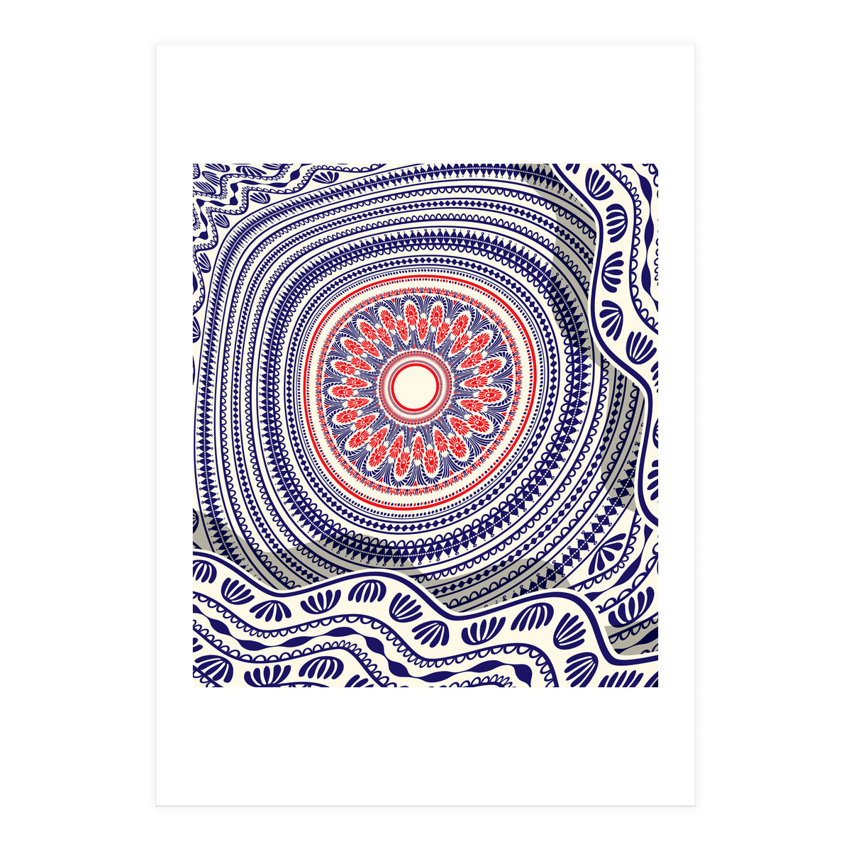 Romanian embroidery background 17 (Print Only)